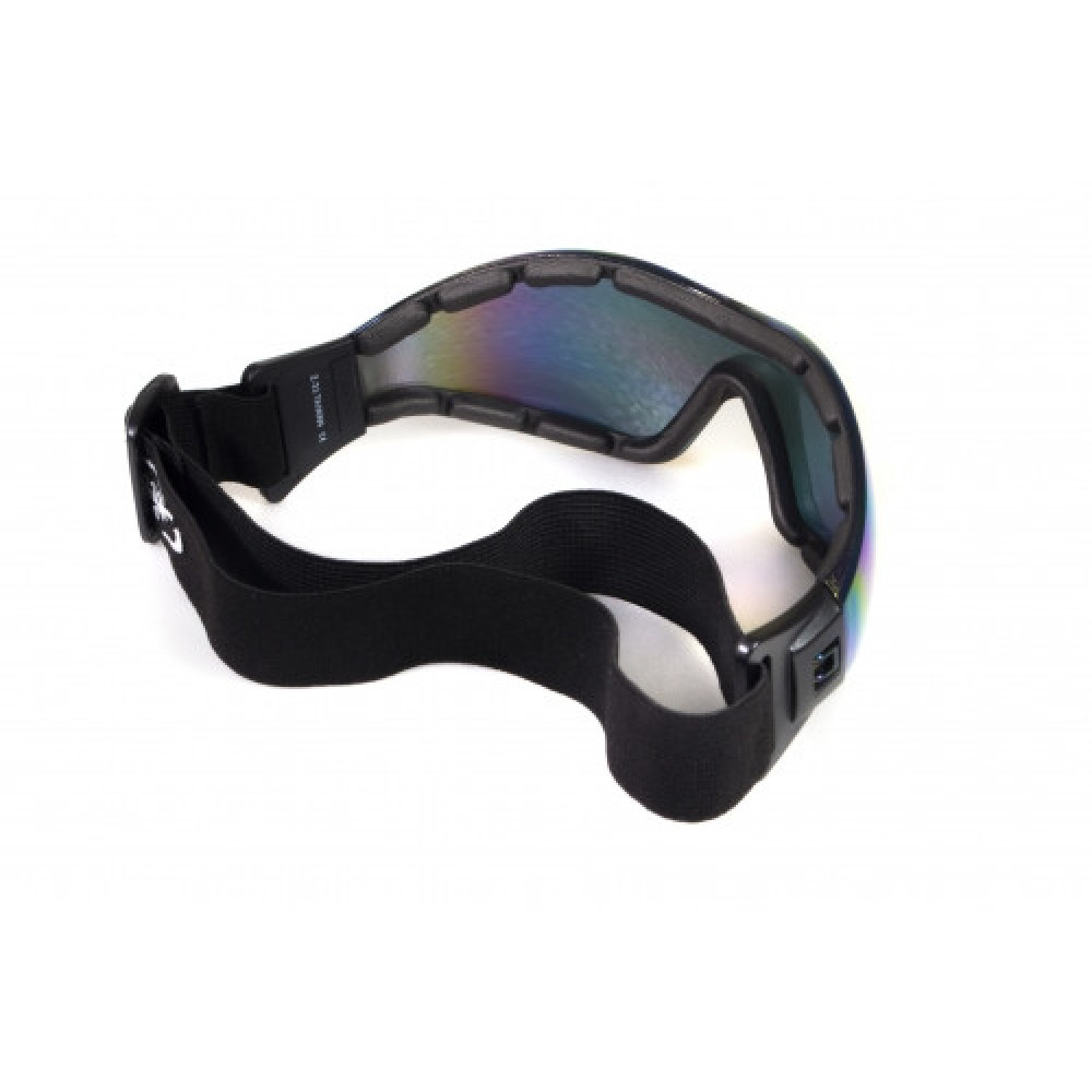 Очки защитные с уплотнителем Global Vision Z-33 (G-Tech™ red) Anti-Fog, красные зеркальные