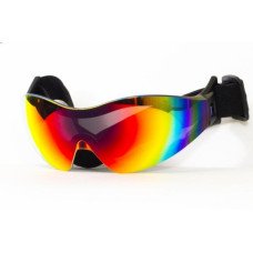 Очки защитные с уплотнителем Global Vision Z-33 (G-Tech™ red) Anti-Fog, красные зеркальные