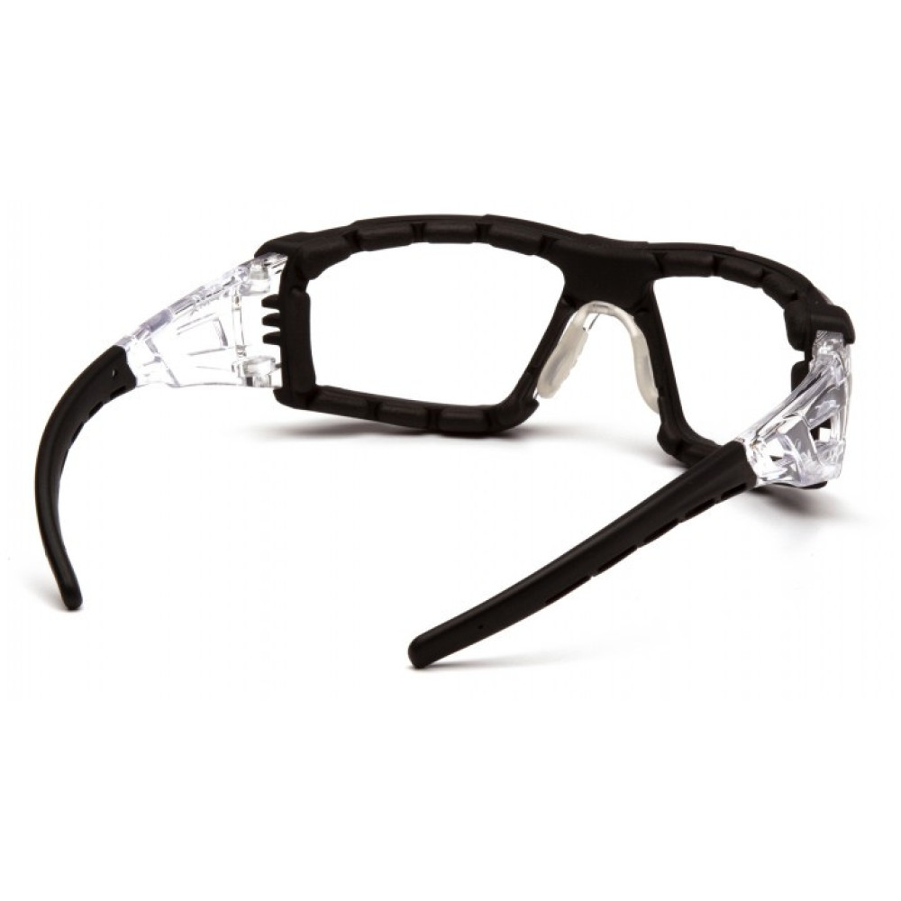 Очки защитные с уплотнителем Pyramex Fyxate (clear) Super Anti-Fog H2MAX, прозрачные