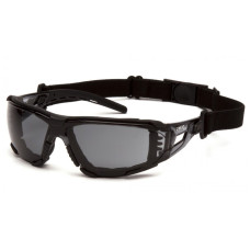 Очки защитные с уплотнителем Pyramex Fyxate (gray) Super Anti-Fog H2MAX, серые