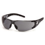 Очки защитные с уплотнителем Pyramex Fyxate (gray) Super Anti-Fog H2MAX, серые