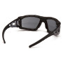 Очки защитные с уплотнителем Pyramex Fyxate (gray) Super Anti-Fog H2MAX, серые