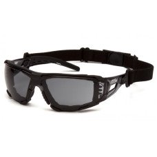 Очки защитные с уплотнителем Pyramex Fyxate (gray) Super Anti-Fog H2MAX, серые