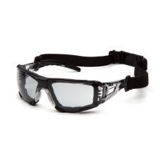 Окуляри захисні з ущільнювачем Pyramex Fyxate (light gray) H2MAX Anti-Fog, світло-сірі напівтемні
