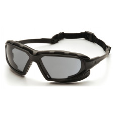 Очки защитные с уплотнителем Pyramex Highlander-PLUS (gray) Anti-Fog, серые