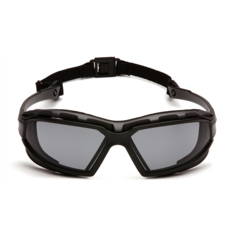 Очки защитные с уплотнителем Pyramex Highlander-PLUS (gray) Anti-Fog, серые