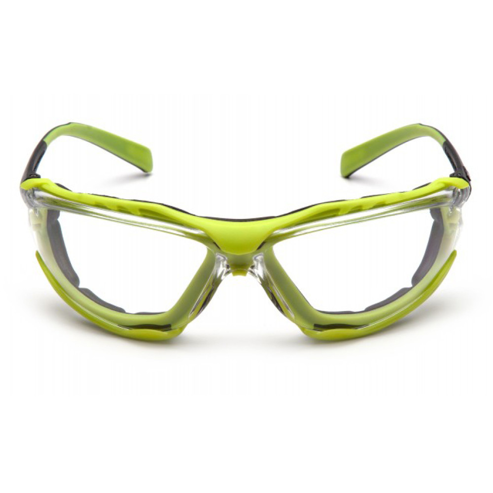 Очки защитные с уплотнителем Pyramex Proximity Black-lime (clear) Anti-Fog, прозрачные