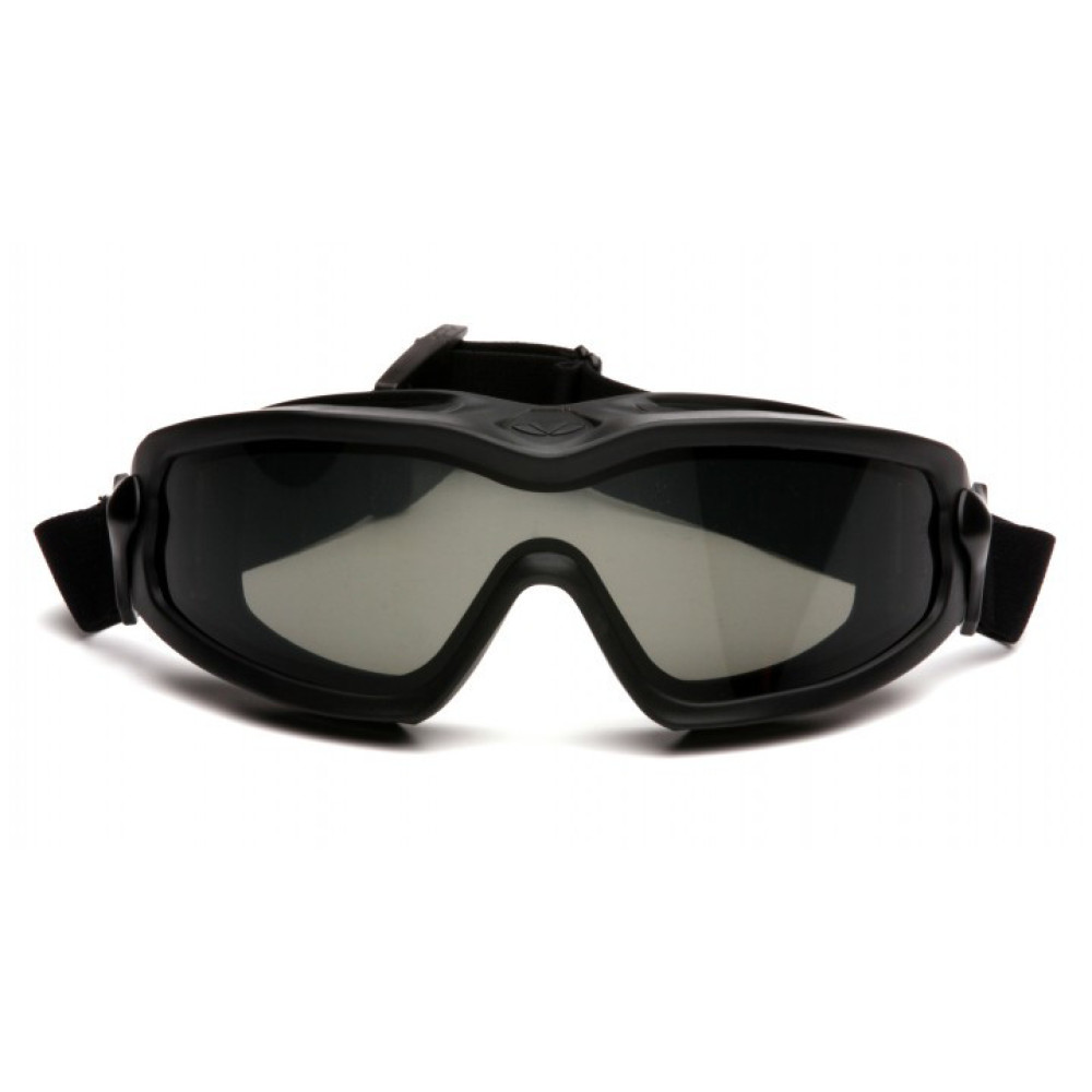 Очки защитные с уплотнителем Pyramex V2G-XP + RX (gray) Anti-Fog, серые с диоптрической вставкой в комплекте