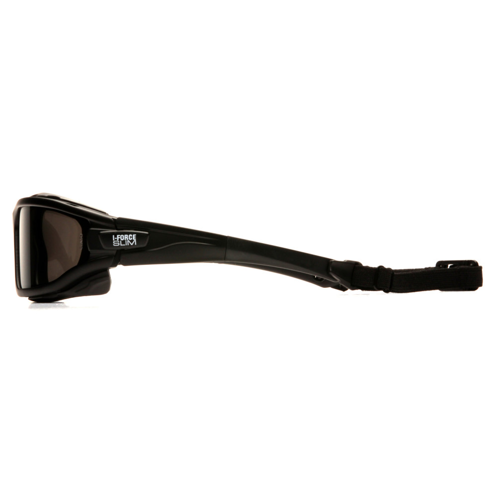 Очки защитные с уплотнителем Pyramex i-Force Slim (silver mirror) Anti-Fog, зеркальные серые