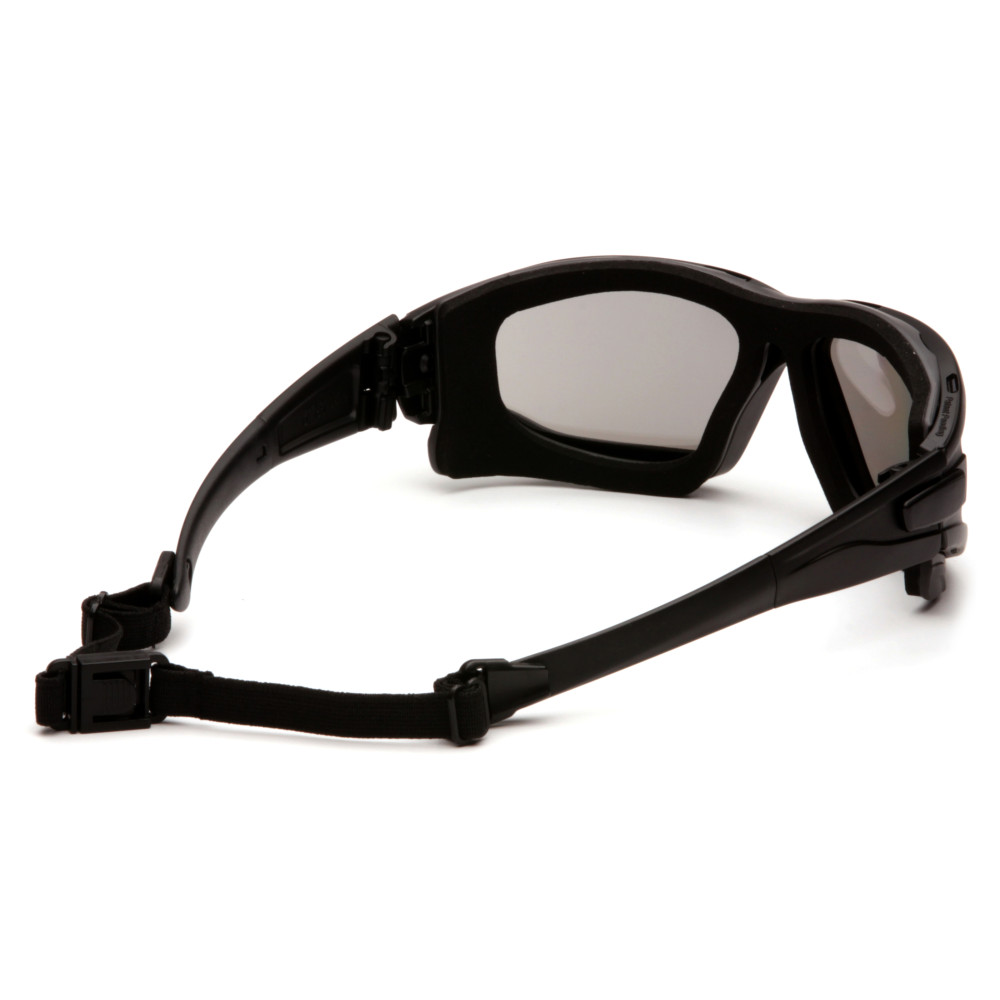 Очки защитные с уплотнителем Pyramex i-Force Slim (silver mirror) Anti-Fog, зеркальные серые