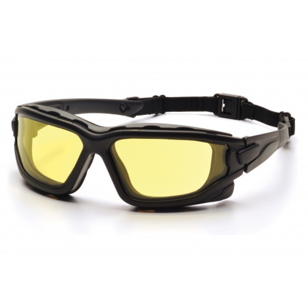 Очки защитные с уплотнителем Pyramex i-Force XL (Anti-Fog) (amber) желтые