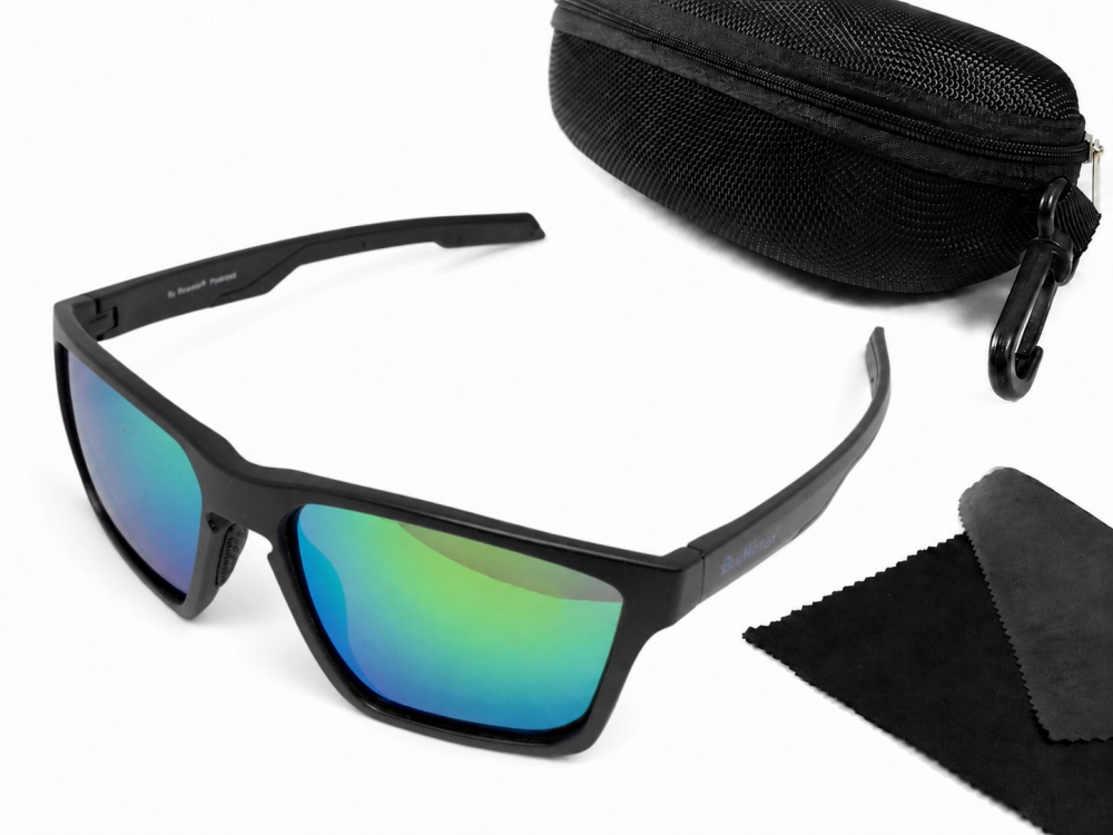 Очки BluWater Sandbar Polarized (G-Tech marine), зеркальные сине-зелёные