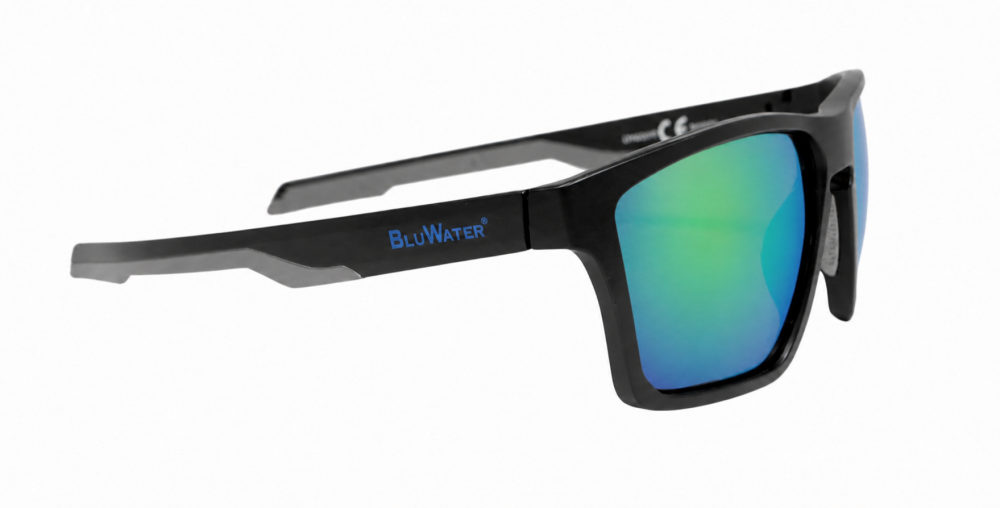 Очки BluWater Sandbar Polarized (G-Tech marine), зеркальные сине-зелёные