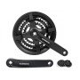 Шатуны Shimano FC-TY301 48/38/28T 175 мм