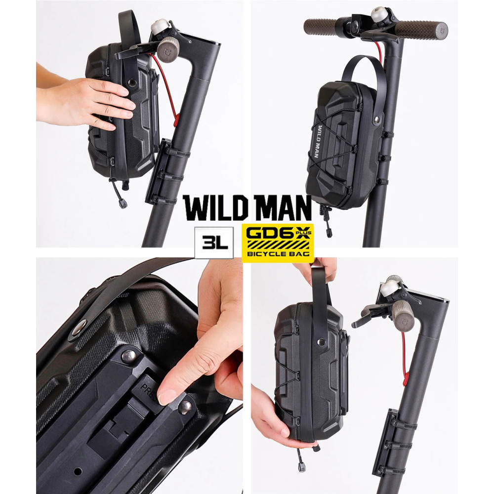 Сумка для самоката / велосипеда Wild Man GD6X Plus 3 литра с ручкой