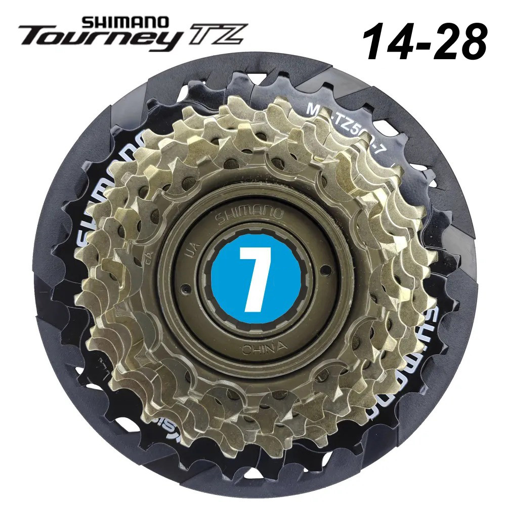 Тріскачка Shimano MF-TZ500 7 зірок із захистом (MF-TZ500-7-CP)