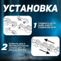 Цепь велосипедная KMC Х10 1/2"х11/128" 116 зв. Silver/Black