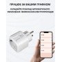 Розумна Zigbee розетка із захистом від перепадів напруги