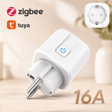 Розумна Zigbee розетка Tuya 16A з моніторингом енергії та захистом від напруги