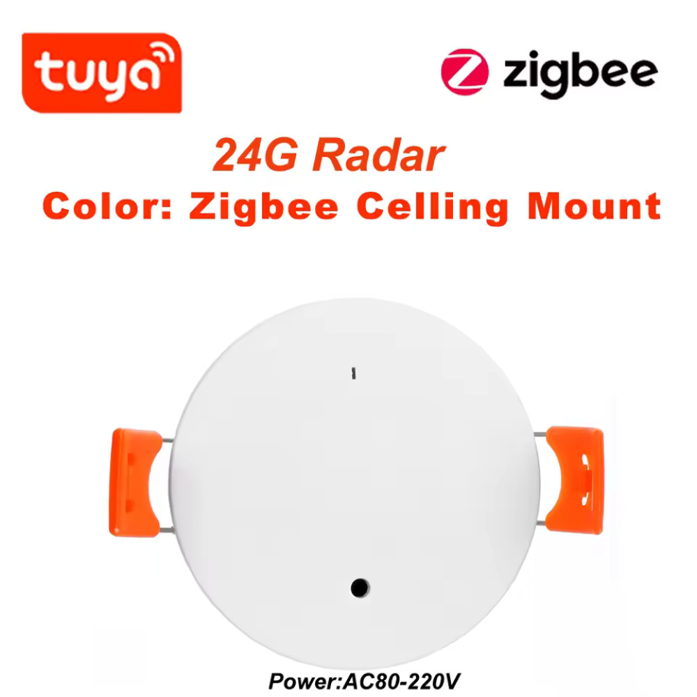 Датчик присутствия потолочный Zigbee 24G mmWave Tuya
