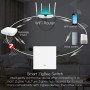 Умный двухклавишный Zigbee выключатель Moes ZS-B-EU2-WH-MS (белый)