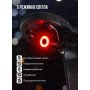 Розумний задній ліхтар West Biking STOP-сигнал