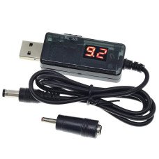 Универсальный кабель для роутера USB - DC переходник 5V -> 9V / 12V