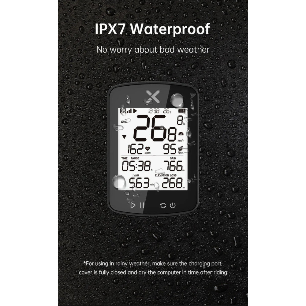 Велокомпьютер XOSS G2+ GPS / ANT+