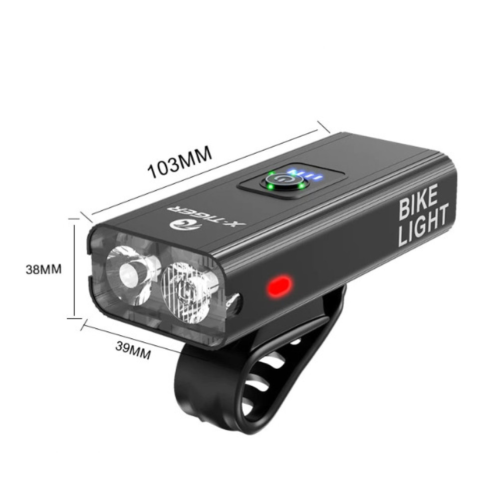 Велосипедний ліхтар X-Tiger/ Bike Light з Powerbank