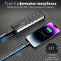Велосипедная фара Newboler 8 led 10.000 Lumen, PowerBank 10.000 mAh