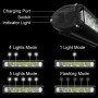 Велосипедна фара TouCloud 5 led P90 / 6000 Lumen, PowerBank 10.000 mAh
