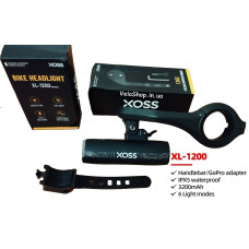 Велосипедний ліхтар XOSS XL-1200 з тримачем Garmin, 1200 Lumen, 3200 mAh
