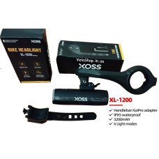 Велосипедний ліхтар XOSS XL-1200 з тримачем Garmin, 1200 Lumen, 3200 mAh