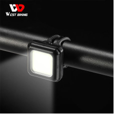 Велосипедный фонарь на руль габаритный West Biking 30 COB Led Чёрный