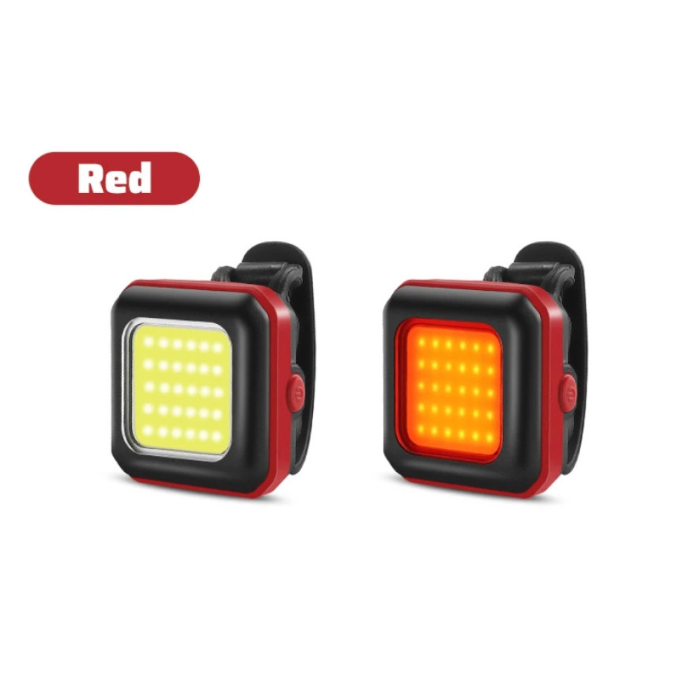 Велосипедний ліхтар на кермо габаритний West Biking 30 COB Led Червоний