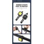 Велосипедный фонарь на руль габаритный West Biking 30 COB Led Красный