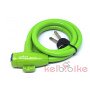 Велосипедный замок kelb.bike 12*1200 под ключ Зелёный