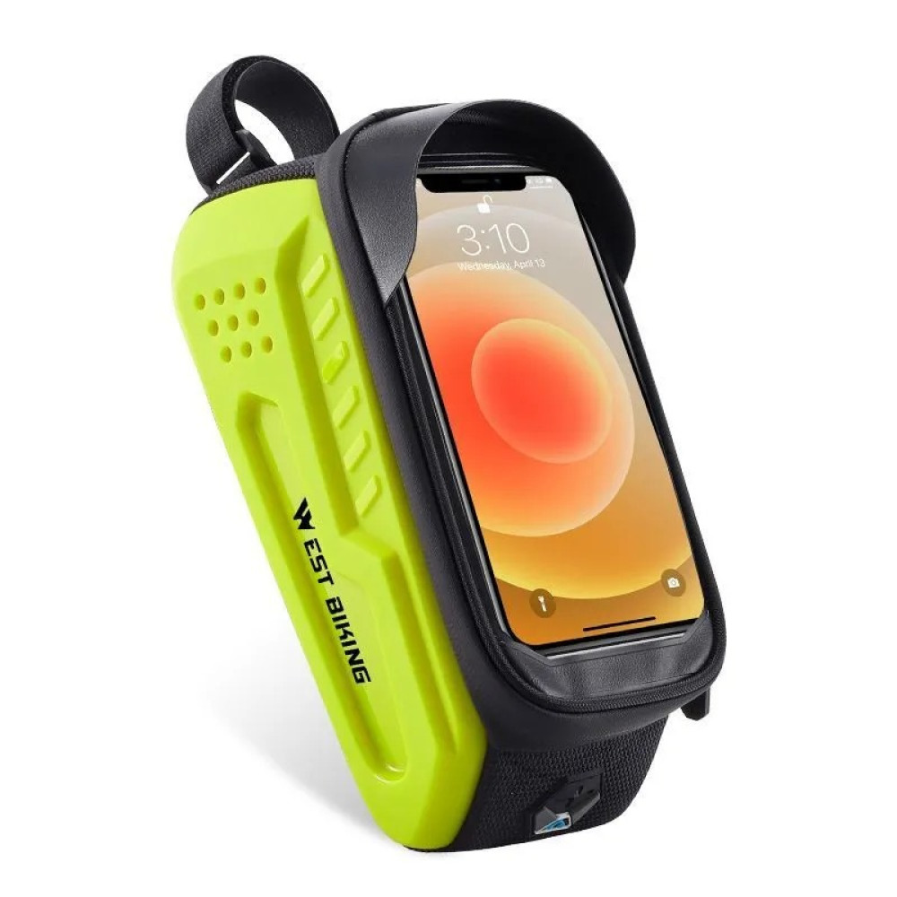 Велосумка на раму West Biking 2L Салатовая