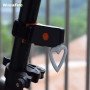 Задний велосипедный фонарь LED USB Сердце