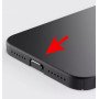 Заглушка від пилу Type C на липучці Black