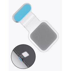 Заглушка від пилу Type C на липучці Light Blue