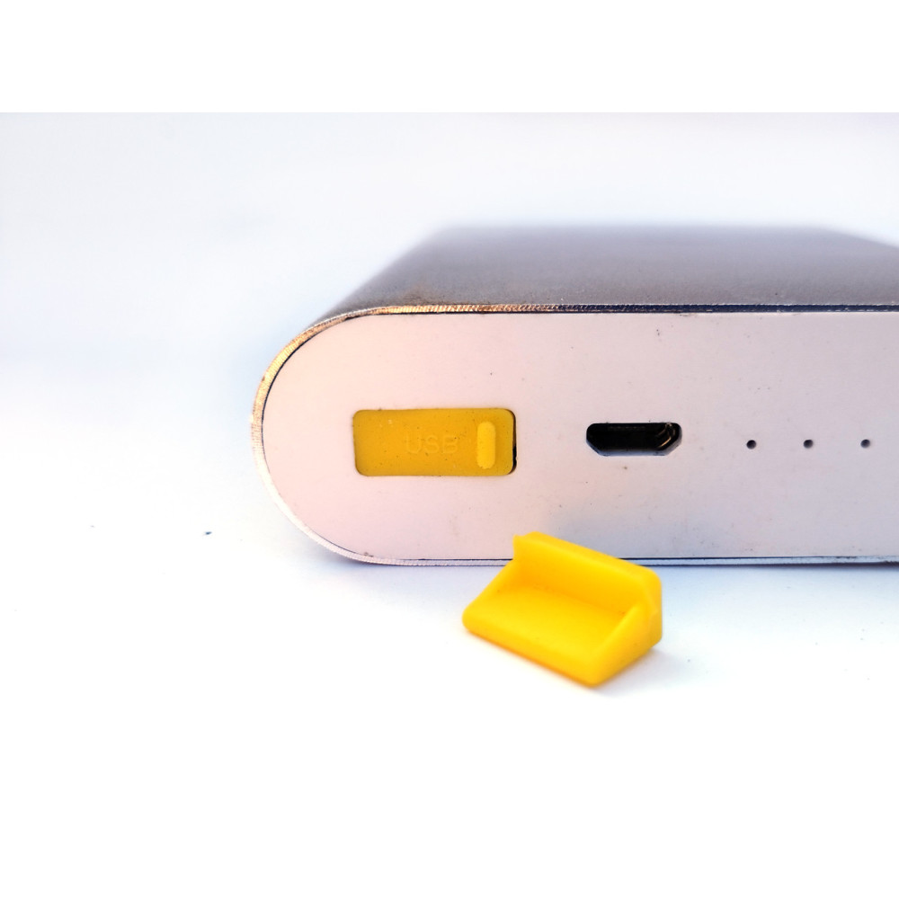 Заглушка от пыли для USB 1 шт Желтая