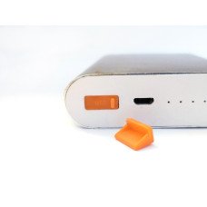 Заглушка від пилу для USB 1 шт Помаранчева