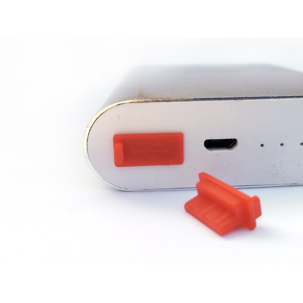 Заглушка від пилу для USB v.2 1 шт Червона