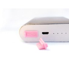 Заглушка от пыли для USB v.2 1 шт Розовая