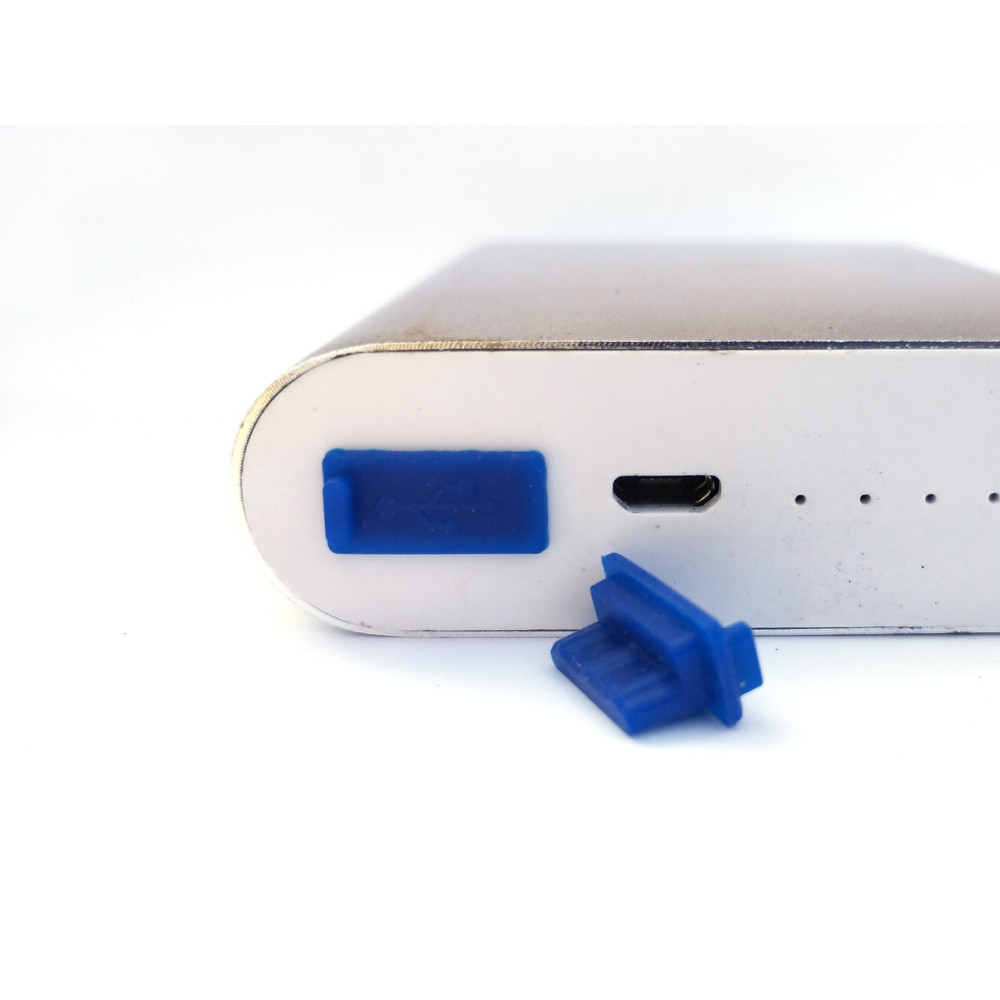 Заглушка від пилу для USB v.2 1 шт Синя