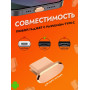 Заглушка USB-C алюмінієва Gold