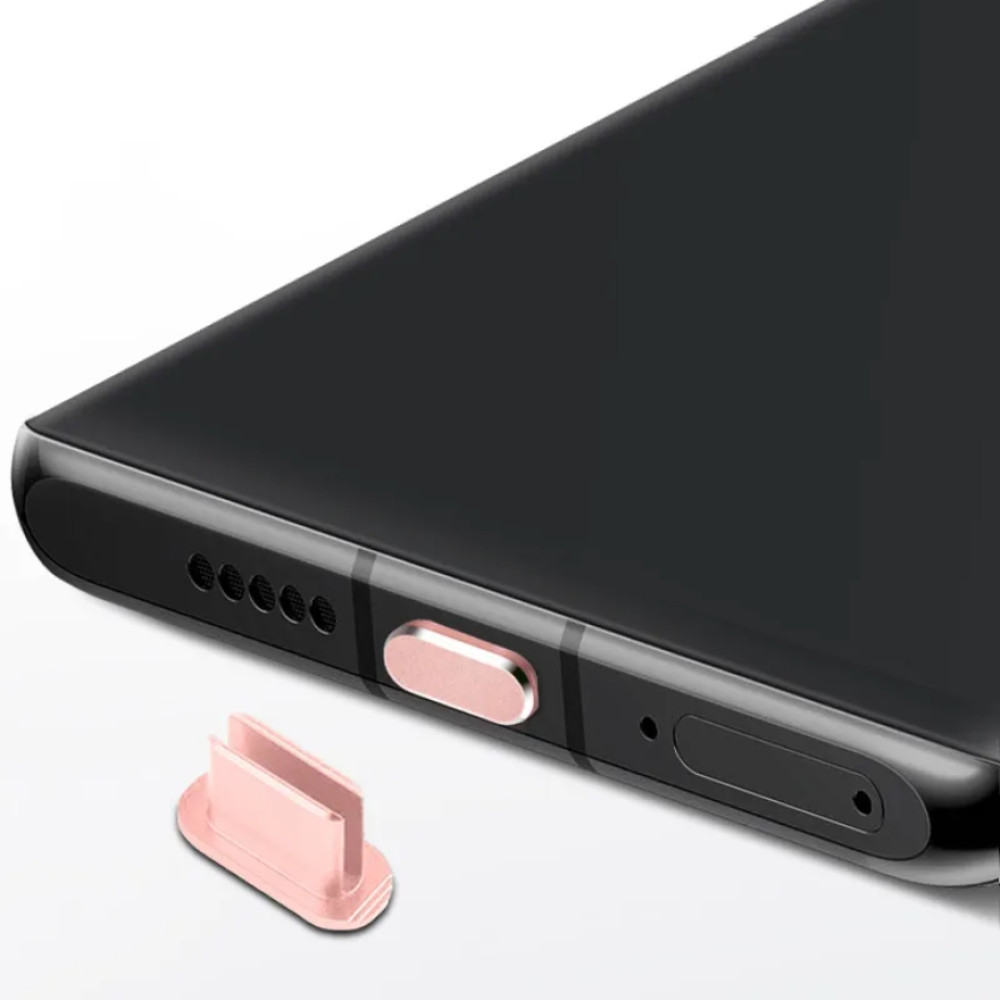 Заглушка USB-C алюмінієва Pink