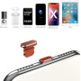 Заглушка від пилу для Iphone Lightning Помаранчева
