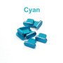 Заглушка від пилу для Iphone Lightning Cyan